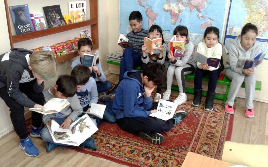 Rallye lecture dans la classe de CM 1