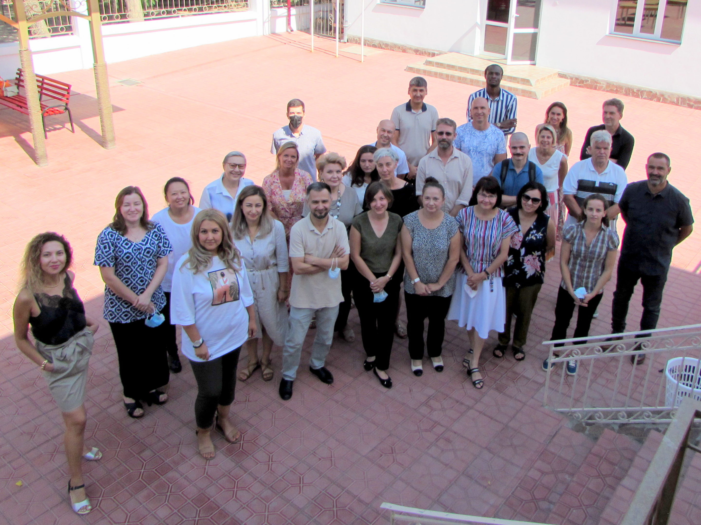 les enseignants de l'école française de Tachkent 
