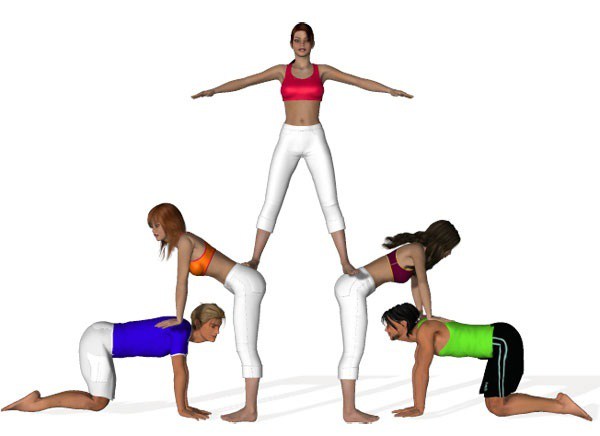 Séances d’acrosport au collège